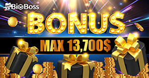 【新規限定】BigBossが最大100%入金ボーナスを開催!上限1万3,700ドル!