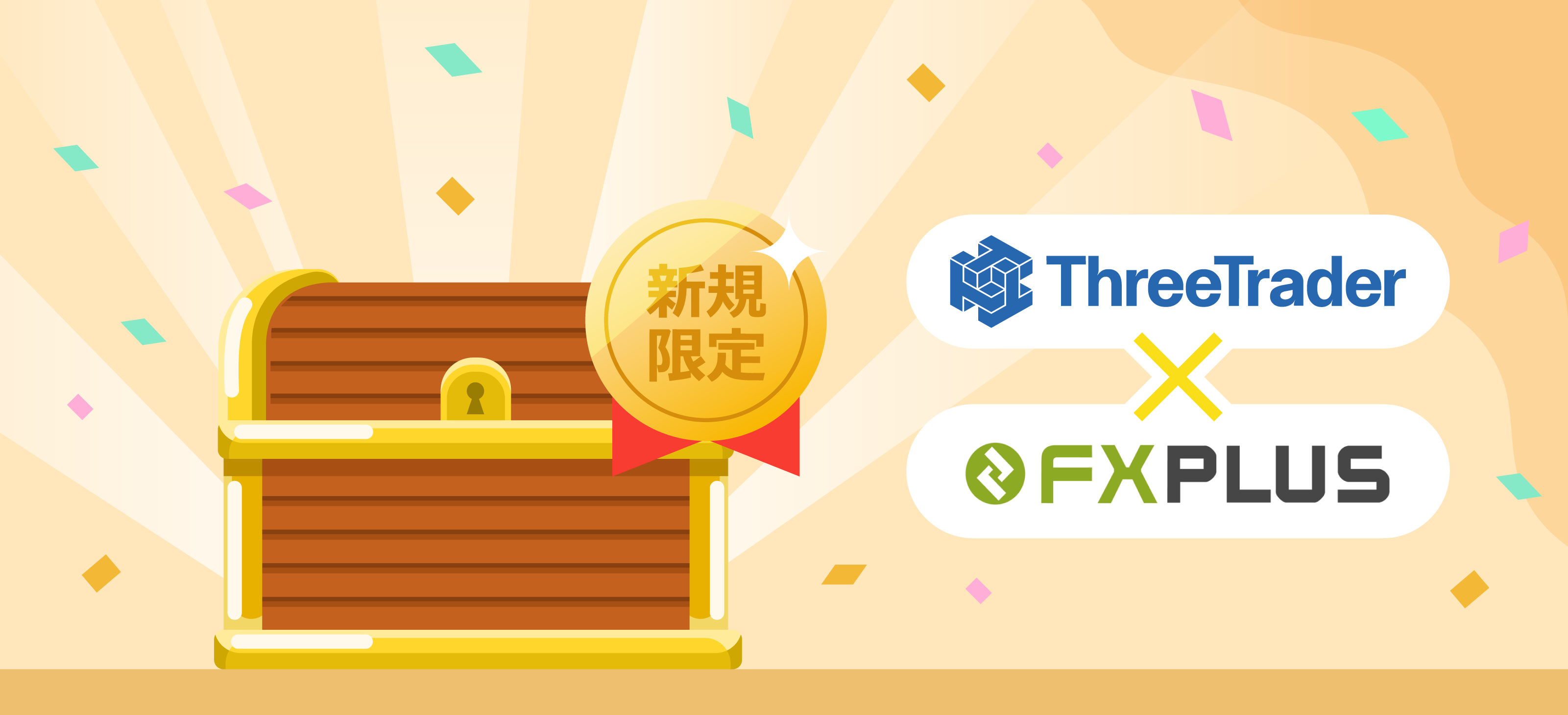 【FXplus限定】もっともおトクにThreeTraderを始められるキャンペーンがスタート!