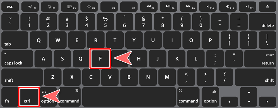 キーボードから通常のカーソルを十字カーソルに変更する方法