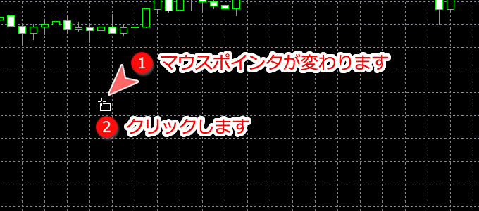 「ビットマップレベル」コマンド選択中の状態